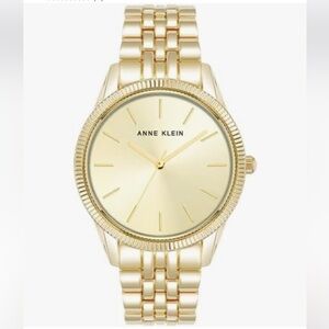 Anne Klein Gold Tone Link Women's Watch